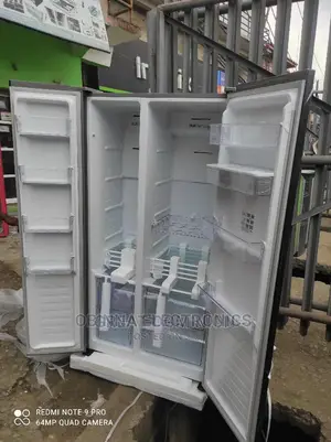 Brand New Hisense Side-side Fridge{514L}Dispenser{Black Colo