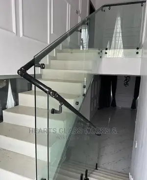 Stairs Balustrade With Aluminum Handrail