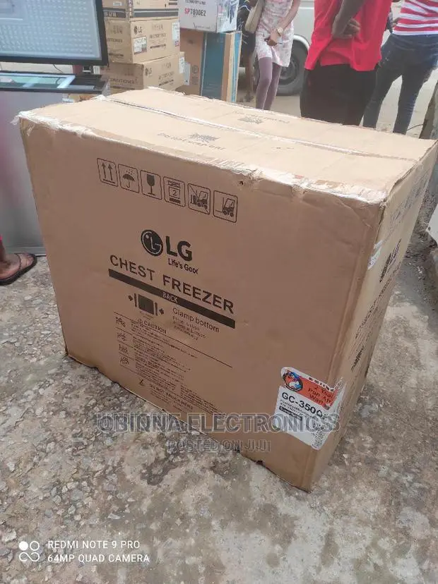 Brand New LG 350L Chest Freezer/External Compressor/Silver/