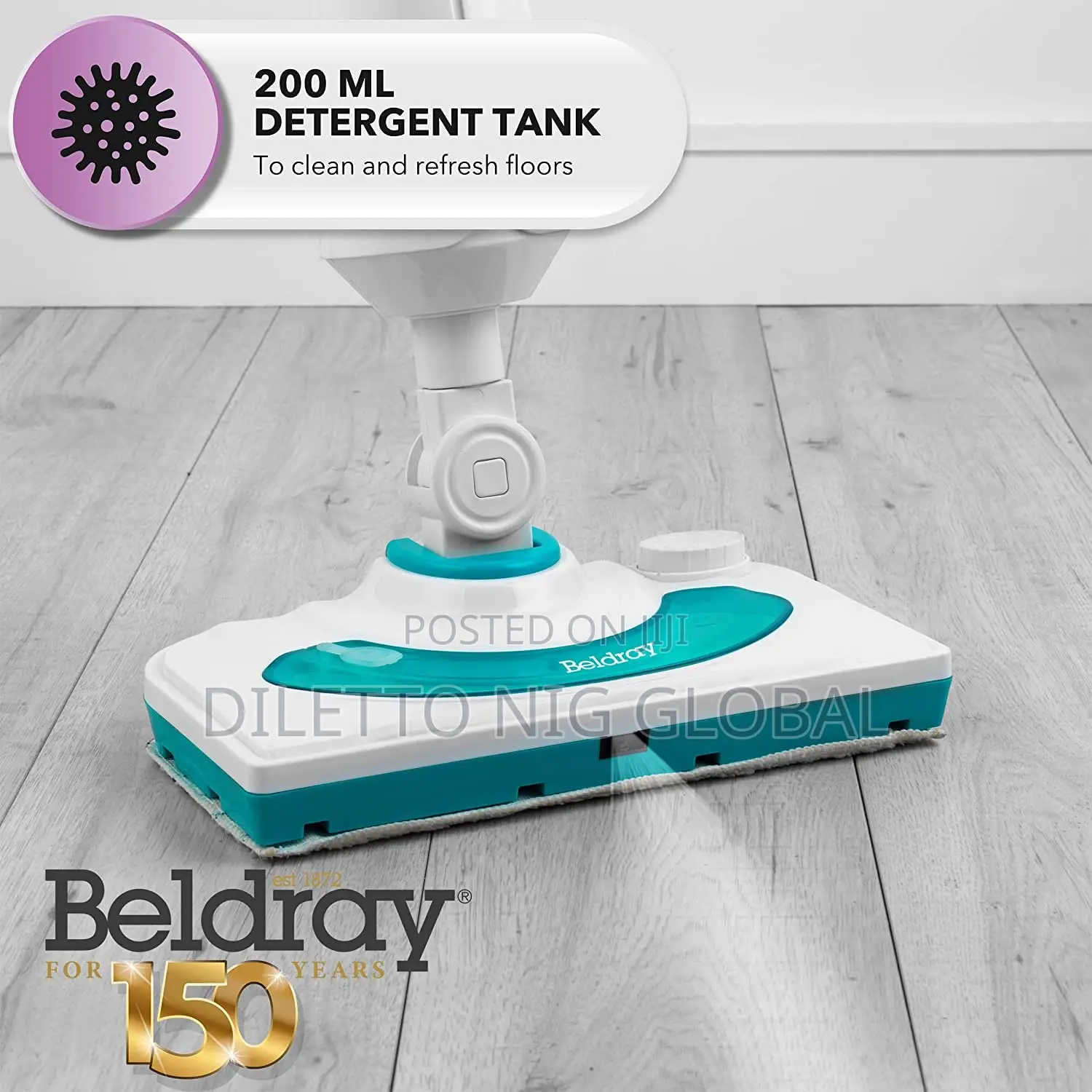 Beldray Multi-Surface Detergent Steam Cleaner