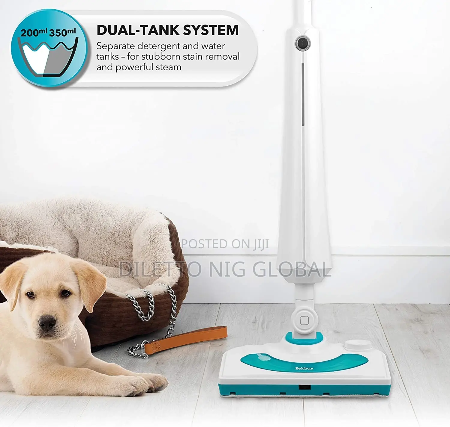 Beldray Multi-Surface Detergent Steam Cleaner