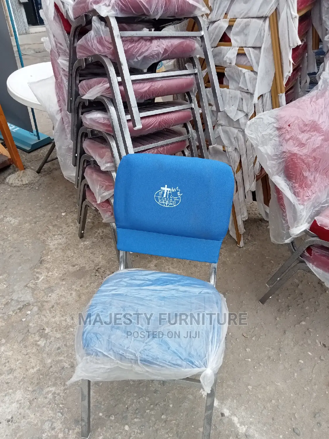 Church Chair With Logo