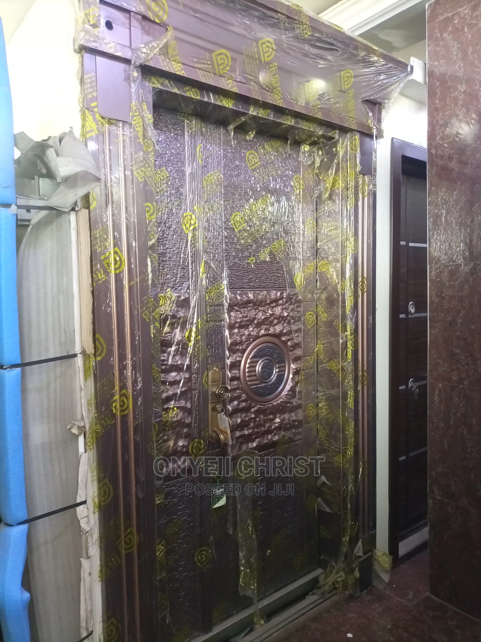 Over Height Copper Door With Ark