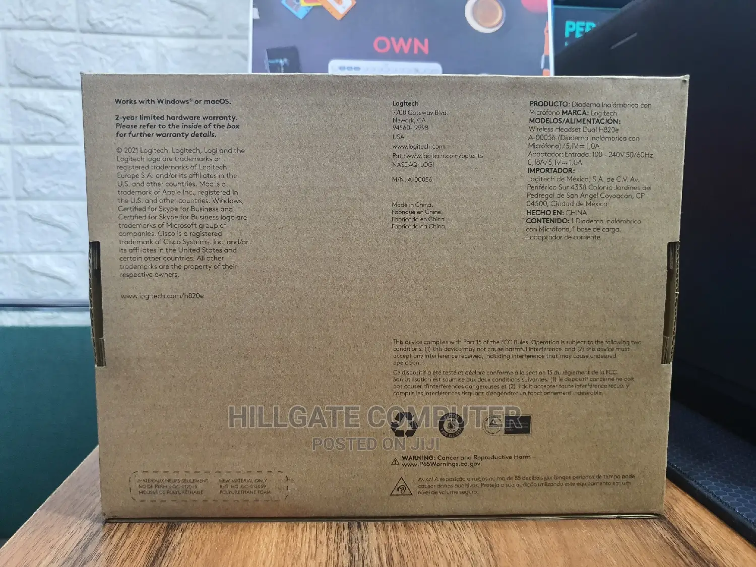 Logitech Wireless Headset Dual H820e