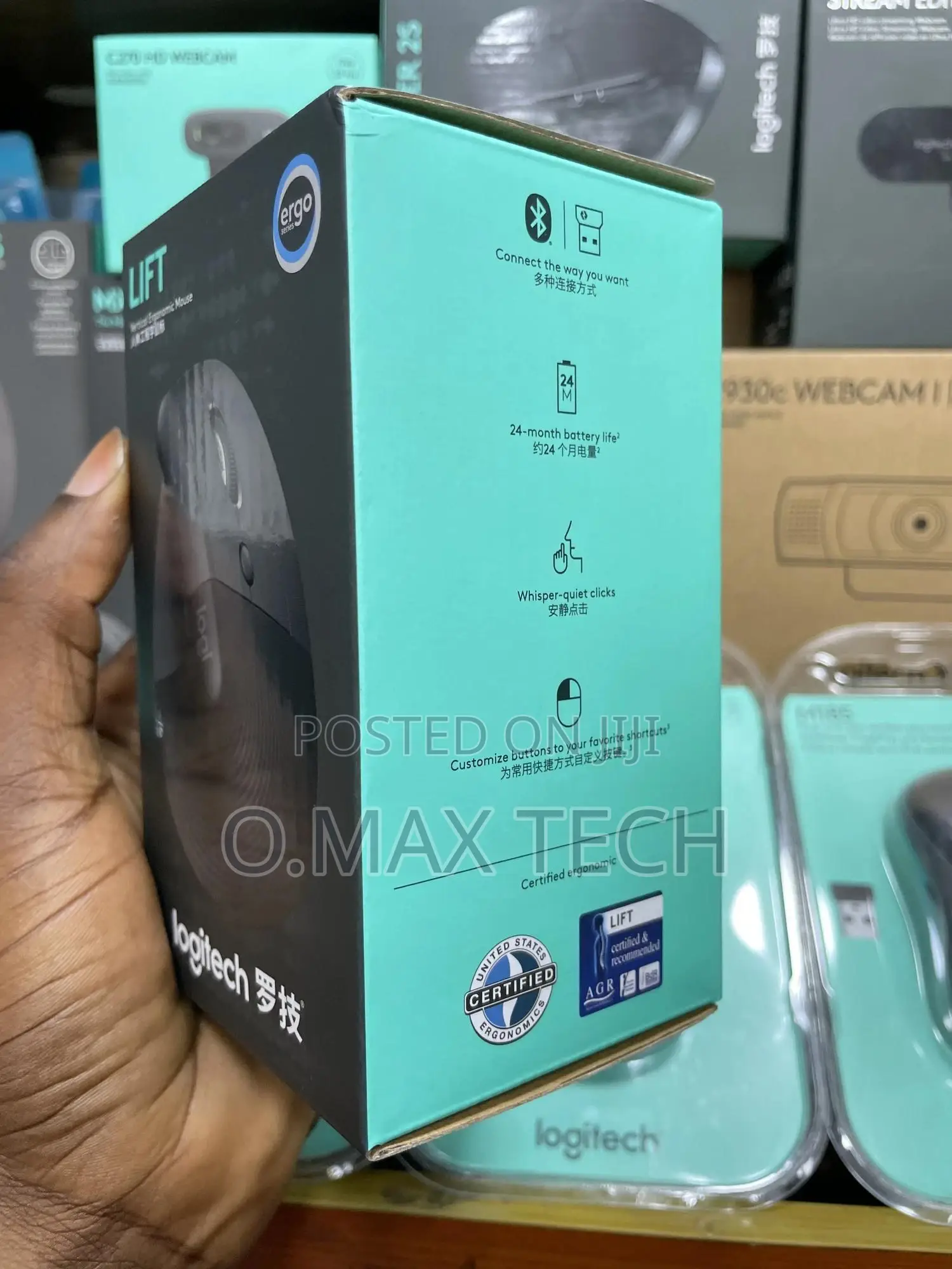 Logitech LIFT Wireless Mouse