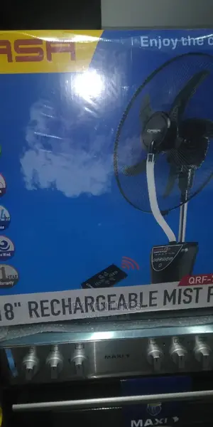 Gasa Rechargeable Mist Standing Fan 18inches.