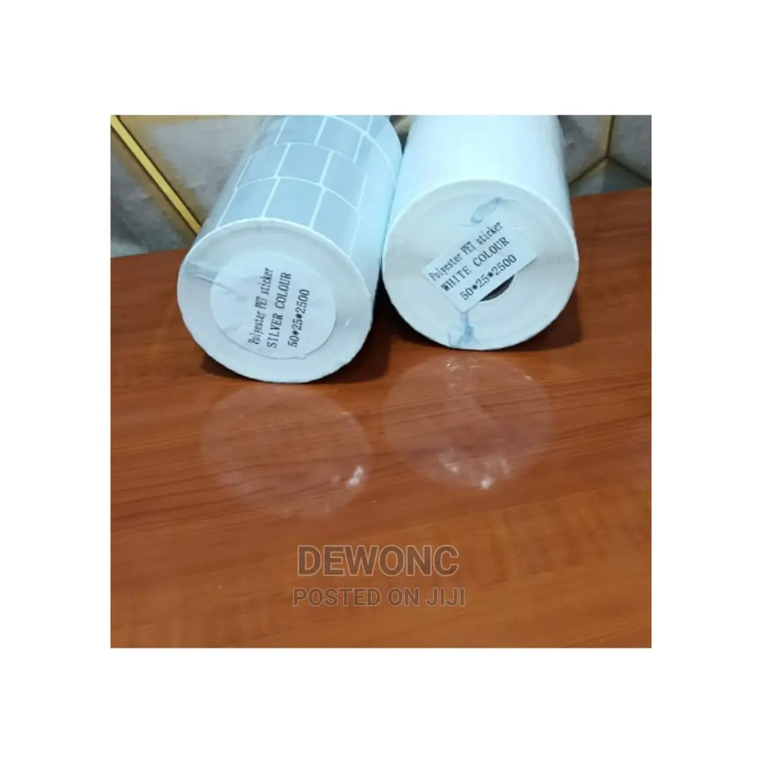 50*25mm*2500pcs Polyester Sticker