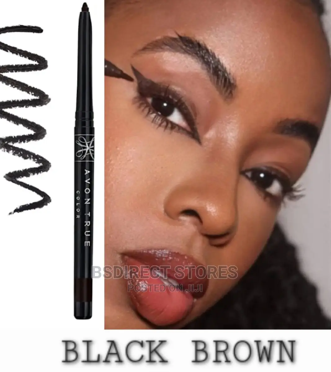 Avon True Colour BLACK BROWN Glimmerstick Eyeliner