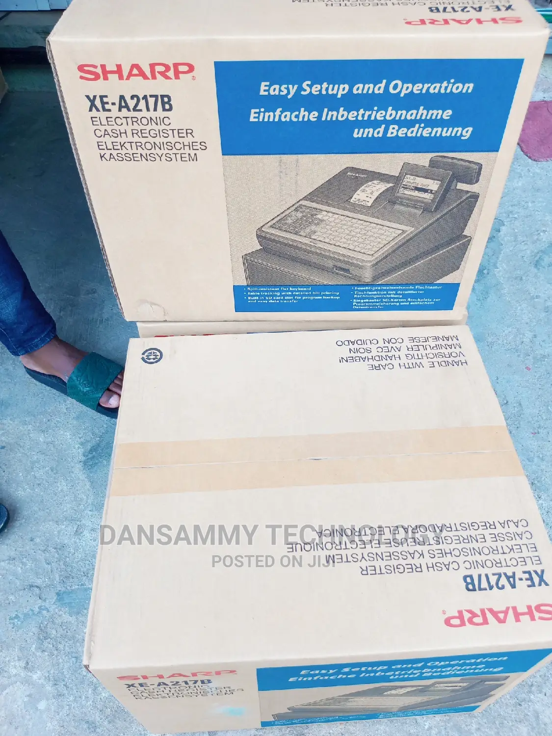 Xe-A217b Sharp Cash Register Machine