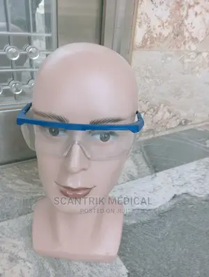 White Blue Eye Protective Goggles