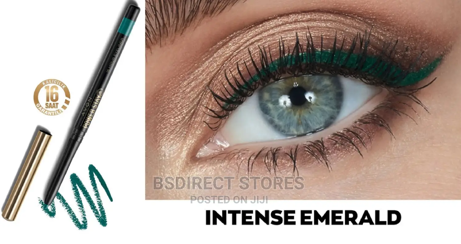 Avon Power Stay 16hour Intense Emerald Glimmerstick Eyeliner