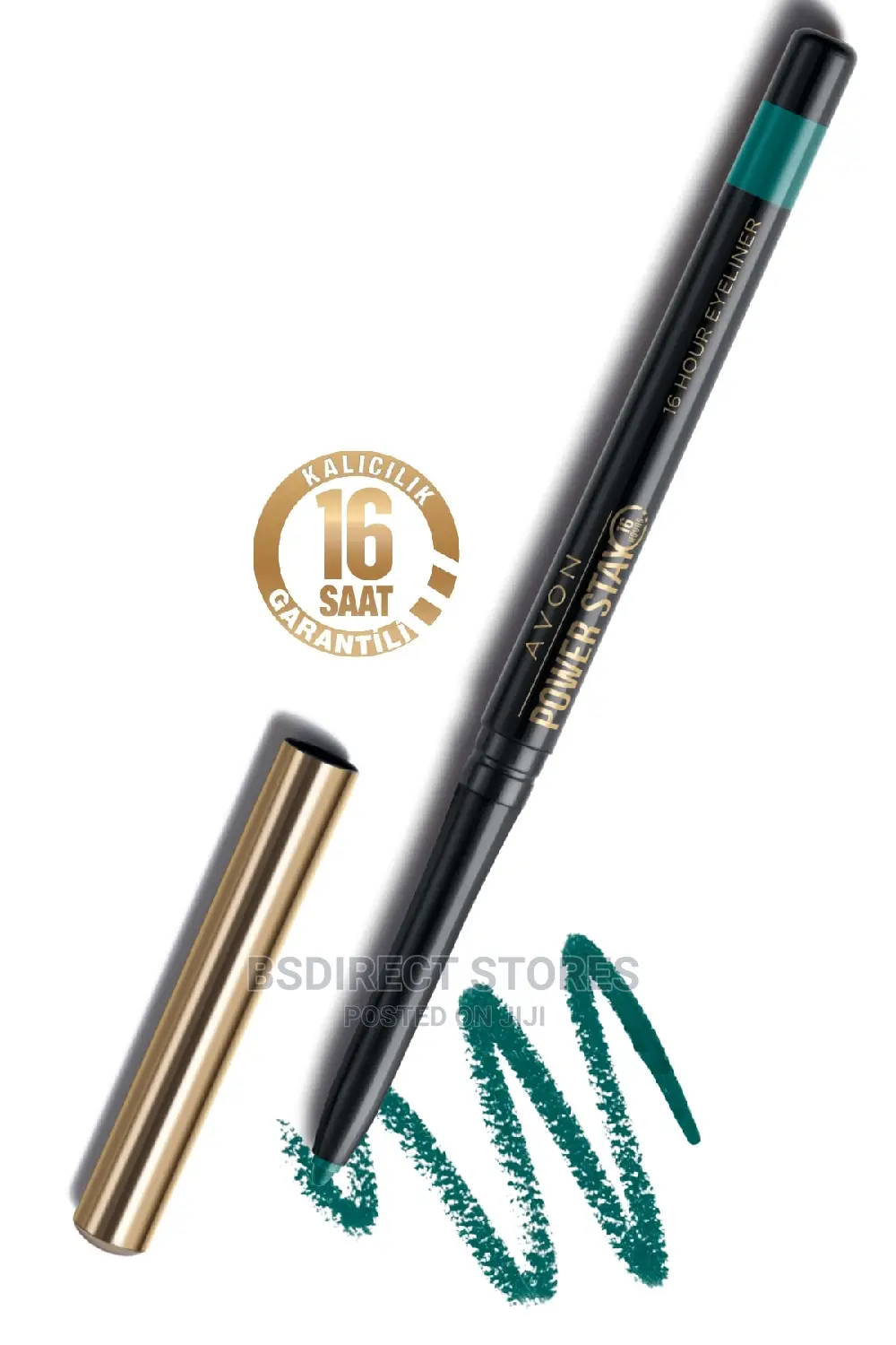 Avon Power Stay 16hour Intense Emerald Glimmerstick Eyeliner