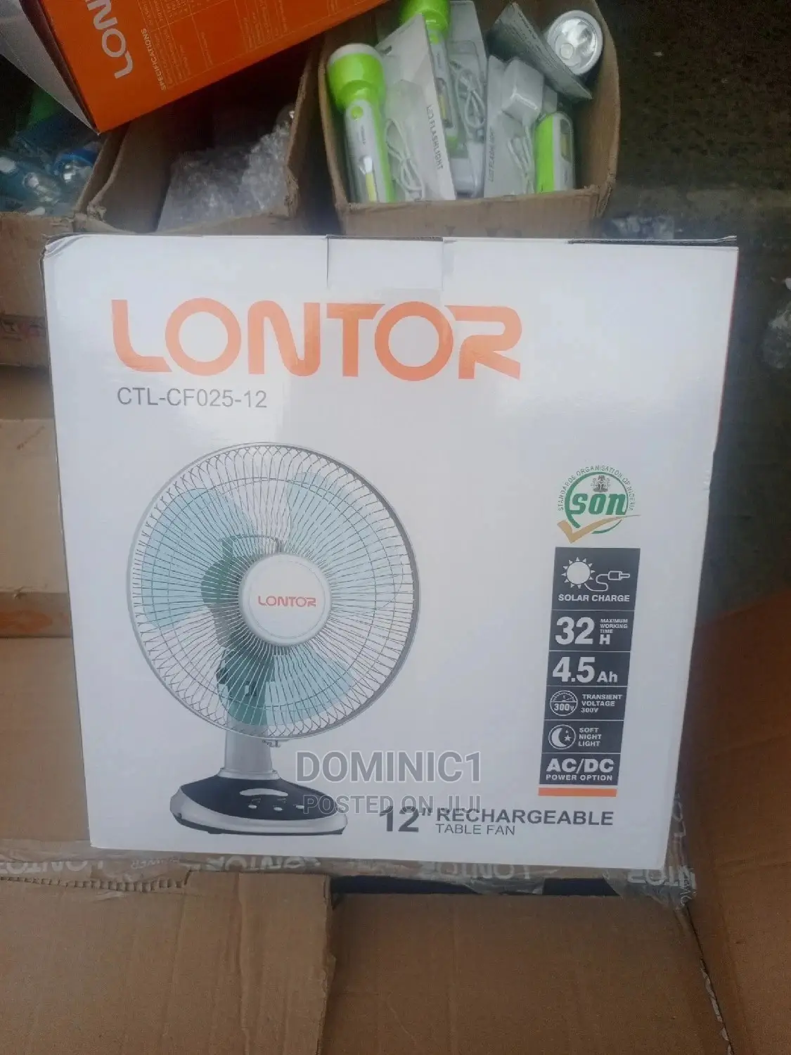 LONTOR Table Fan