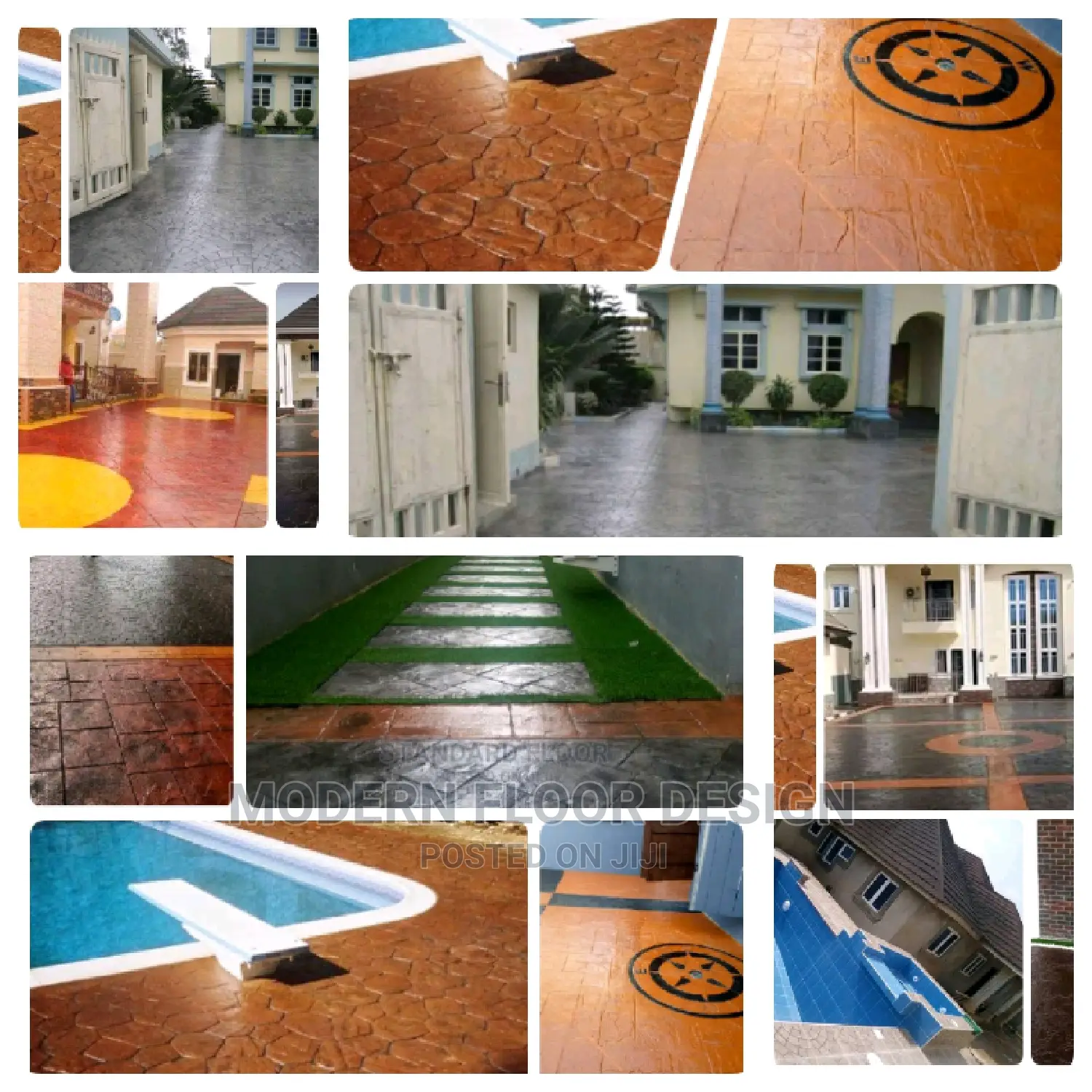 Wonder Grief Modern Stamps Floor