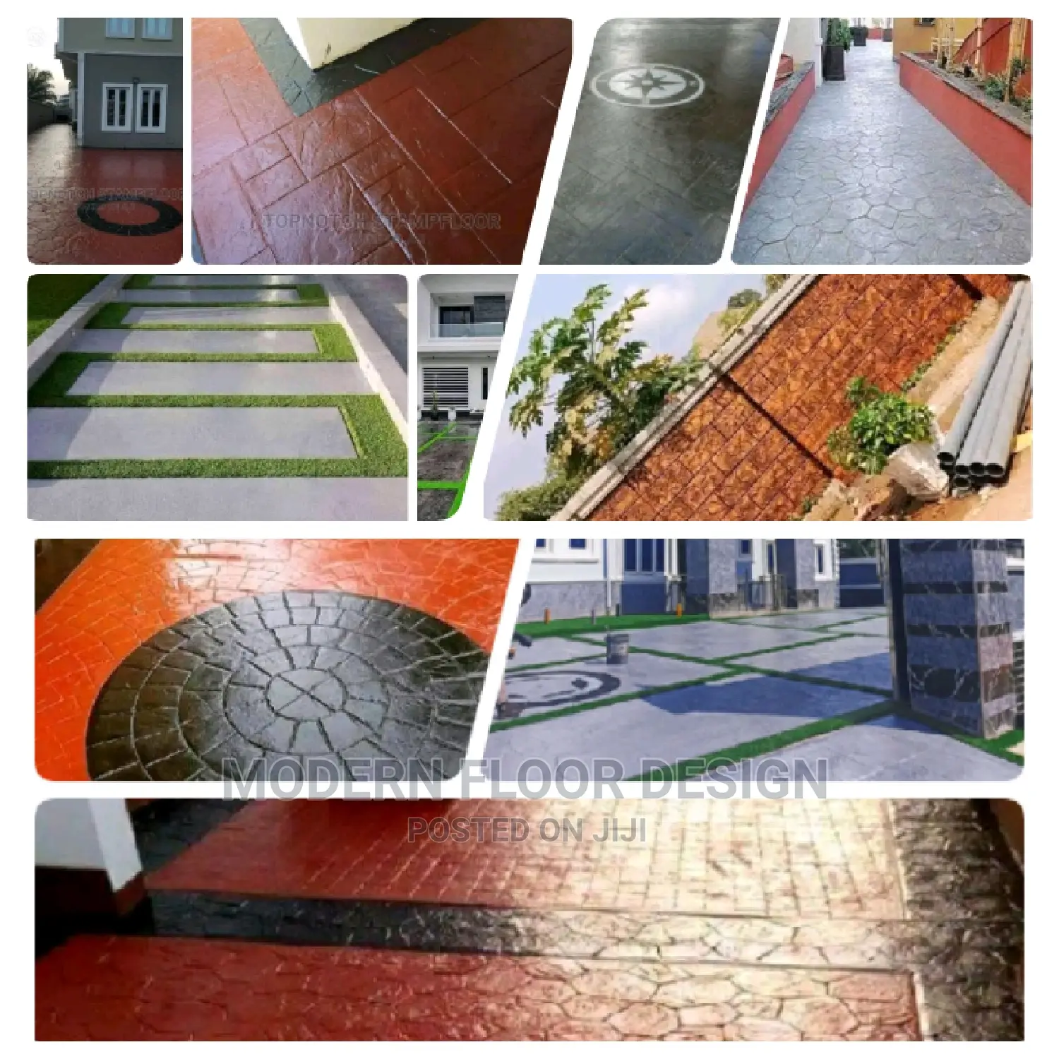 Wonder Grief Modern Stamps Floor
