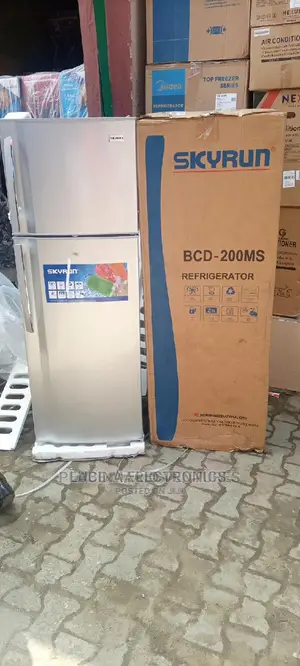 Brand New Skyrun 200L Double Door Refrigerator/External/