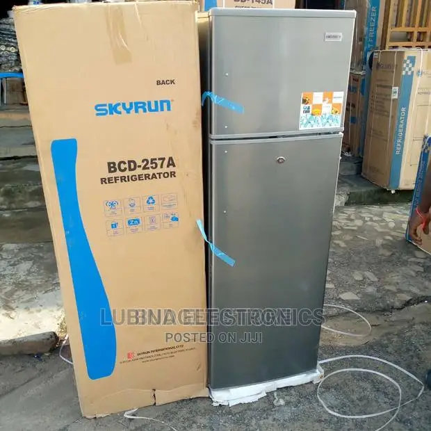 Brand New 257litter Double Door Refrigerator/External/Silver