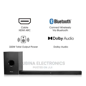 Brand HISENSE 320w Soundbar Home Theater/Bluetooth/Usb/Aux/
