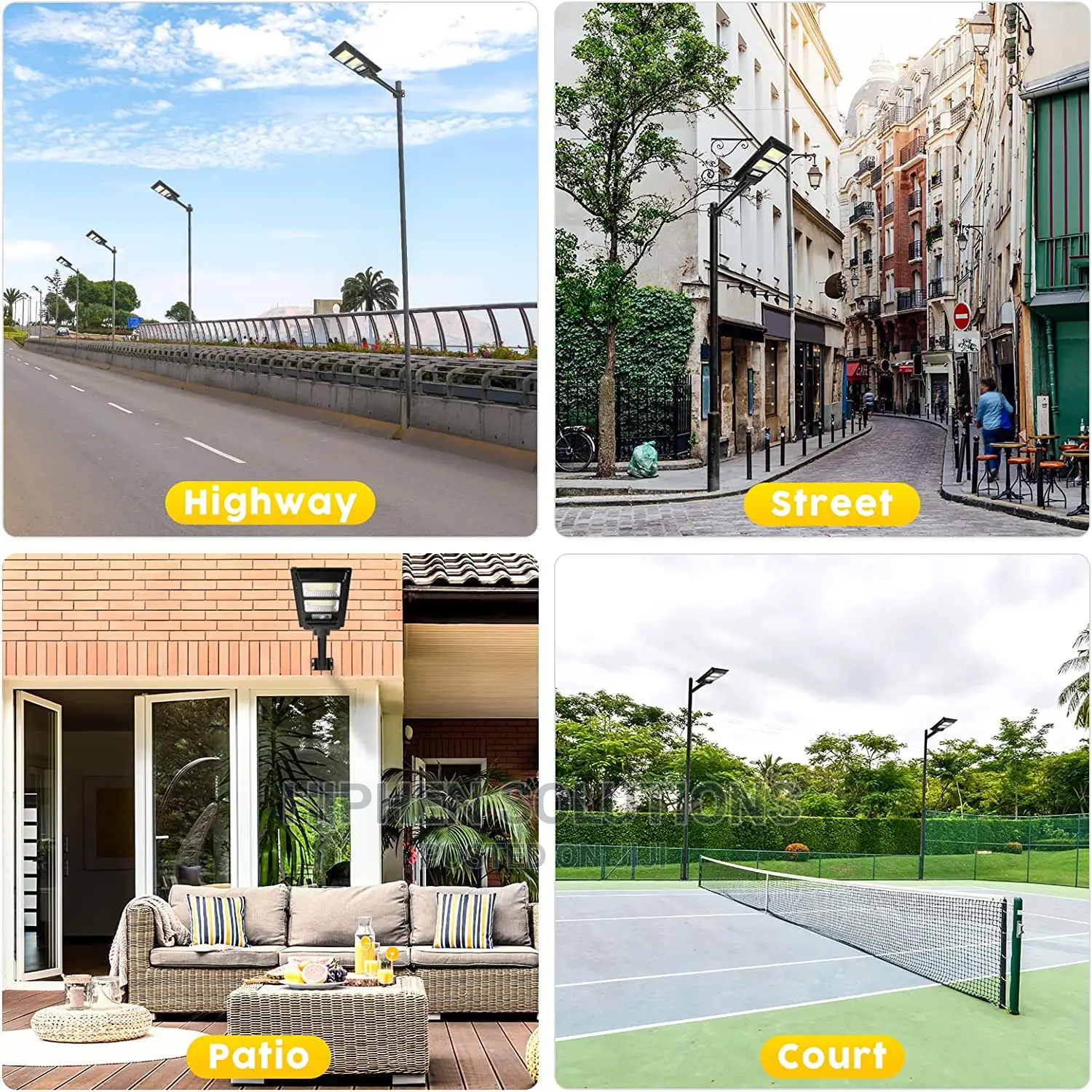 Durable Solar 200W Flood Street Light