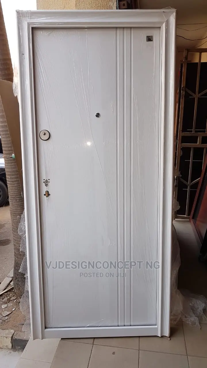 White Security Doors