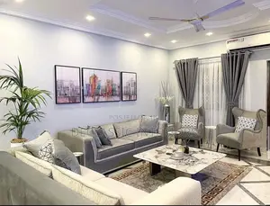 7 Seater Velvet Sofa