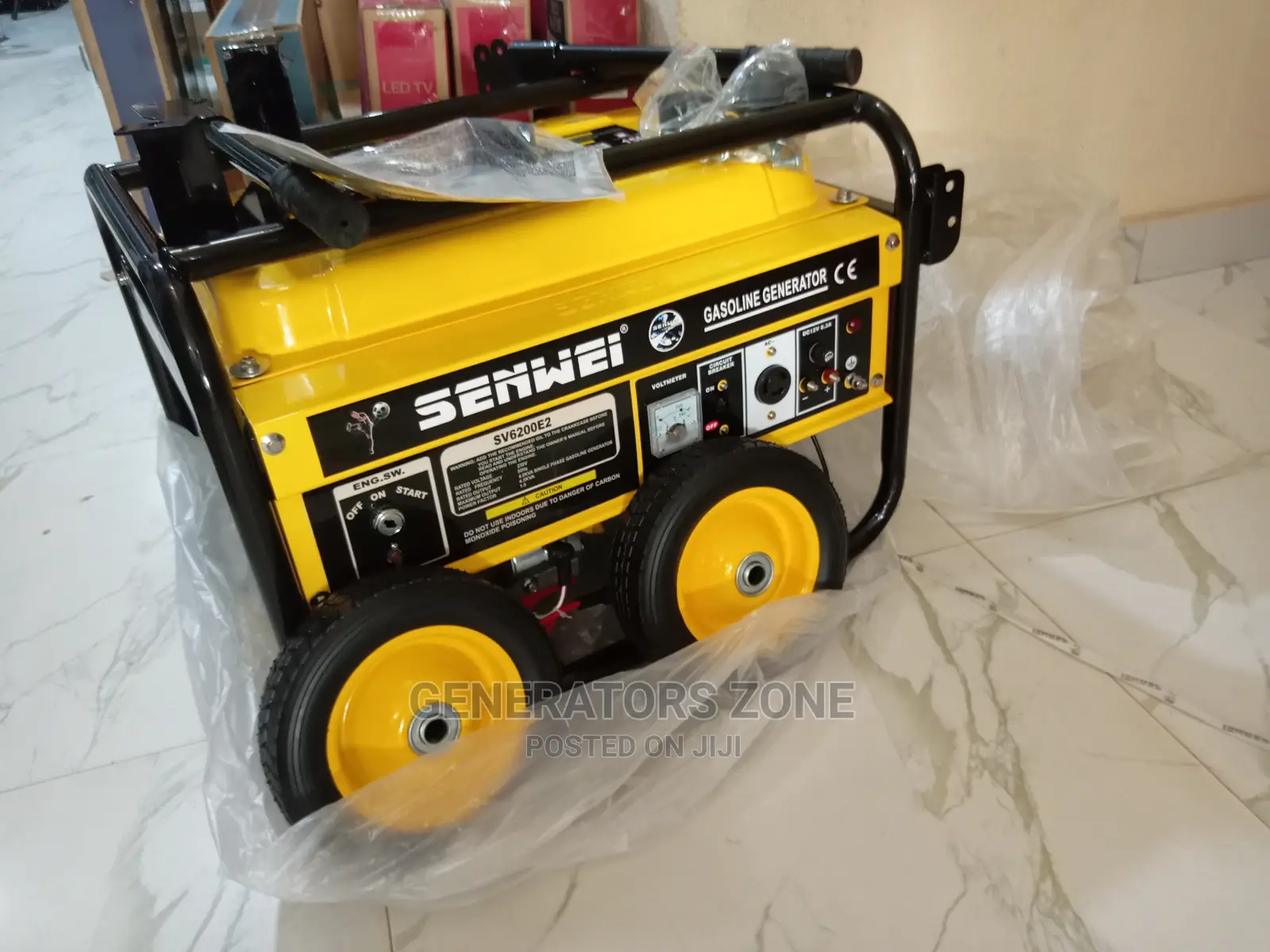Senwei 4.5kva Key Starter Gasoline Generator-Sv6200e2