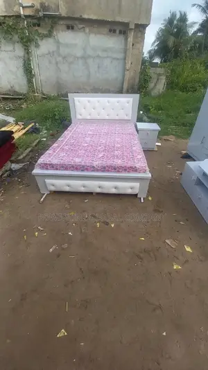 Bed Frame 4x6 With 1 Side Drawer/ Wardrobe/ Shelve
