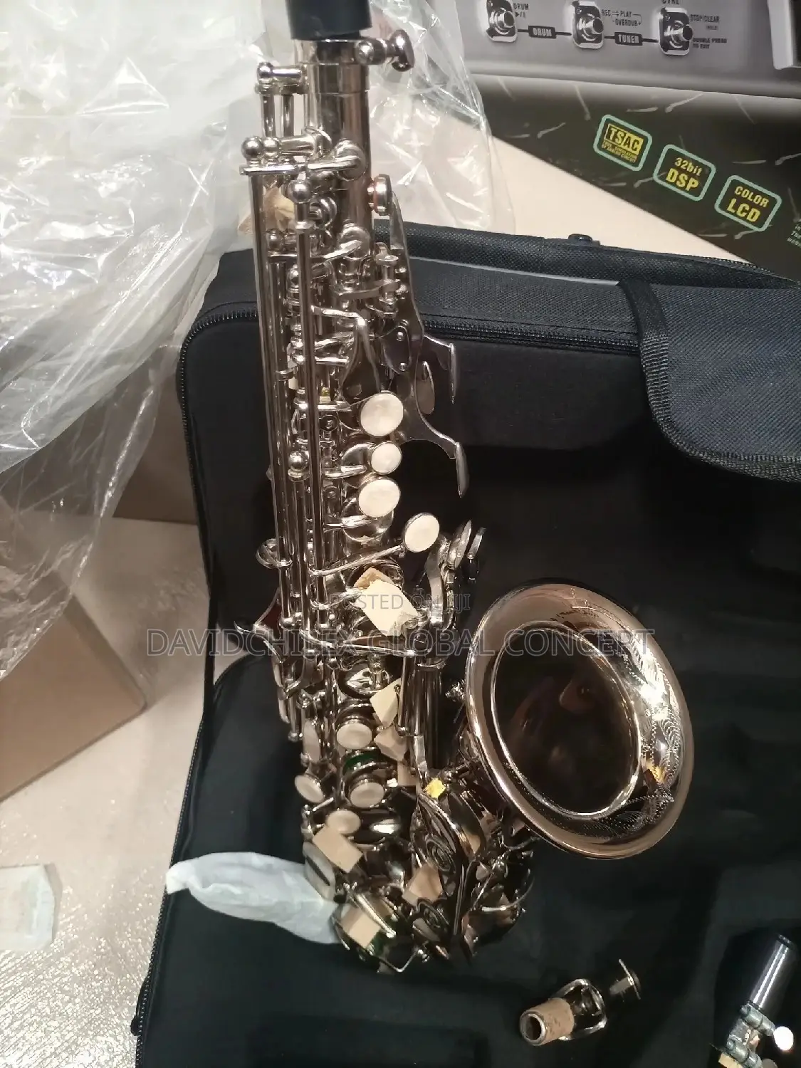 Yamaha Silver Soprano Saxophone