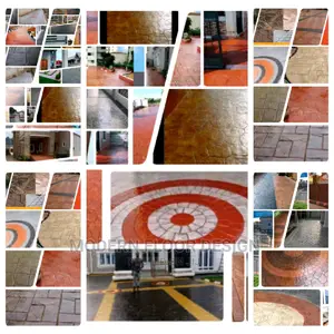 Mayer Aqua Modern Stamps Floor