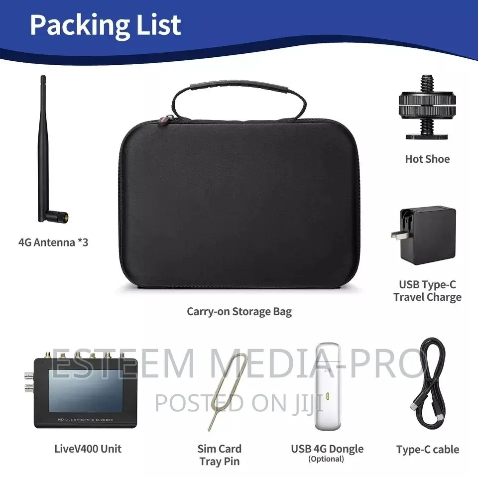 4g Pro-400 Multiple Sim Cards Live Video Bonding Encode