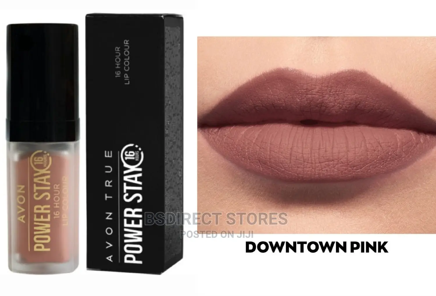 Avon True Colour DOWNTOWN PINK Power Stay Lip Colour