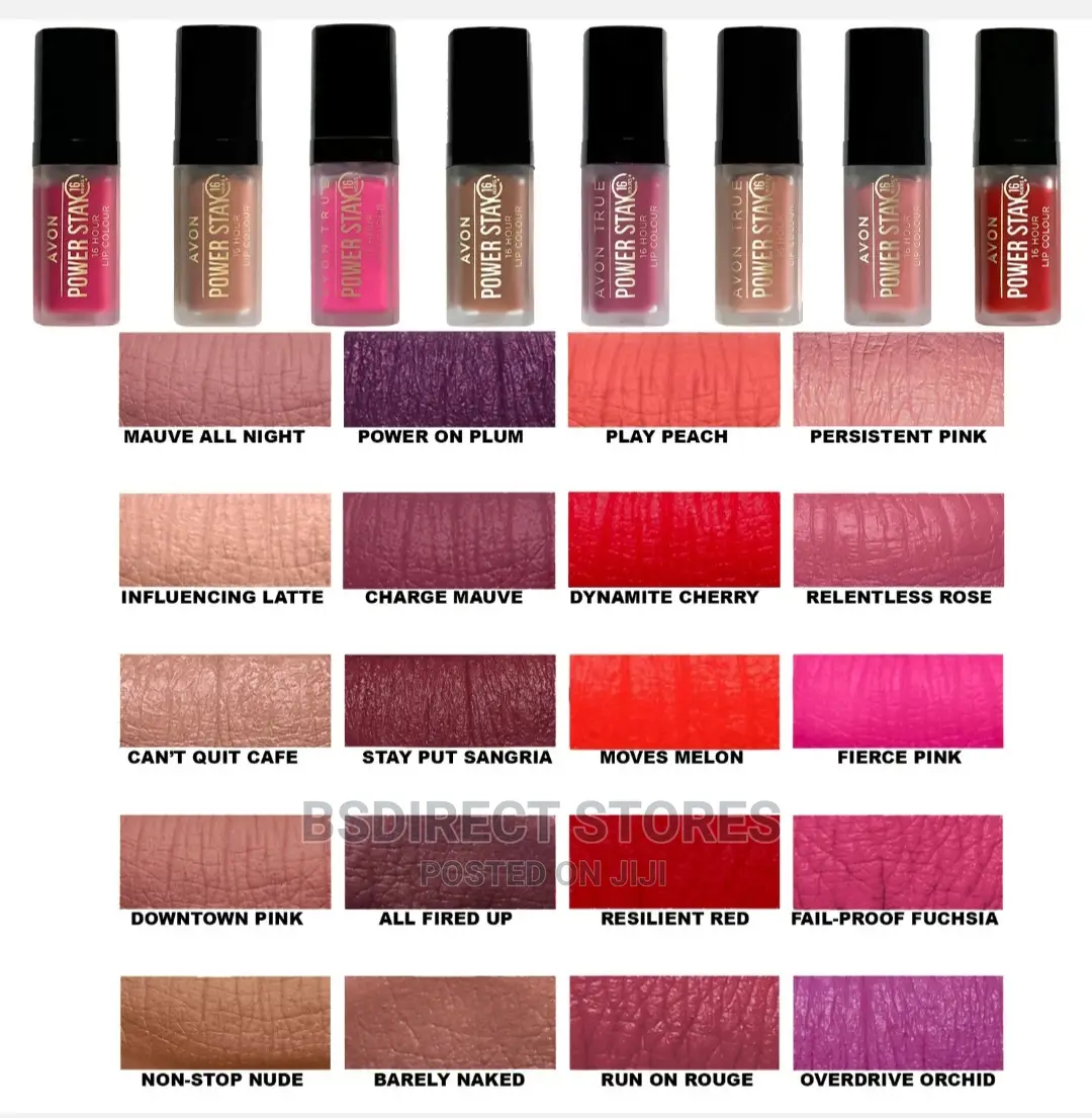 Avon True Colour DOWNTOWN PINK Power Stay Lip Colour