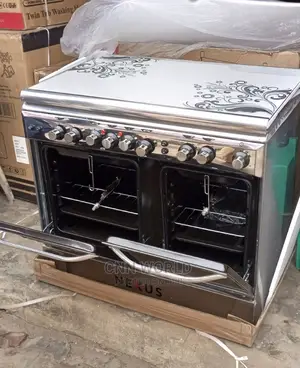 Original New Nexus Double Oven Electric Gas (4+2) Automatic 60 by 90cm