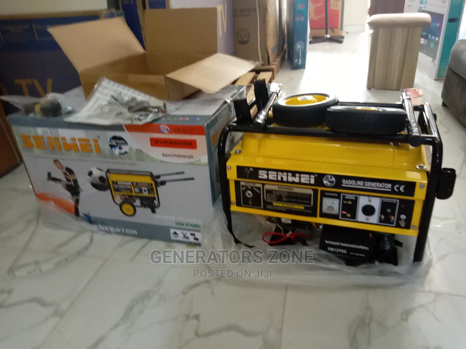Senwei Petrol Generator 4.5kva-Sv6200e2 ( Automatic)