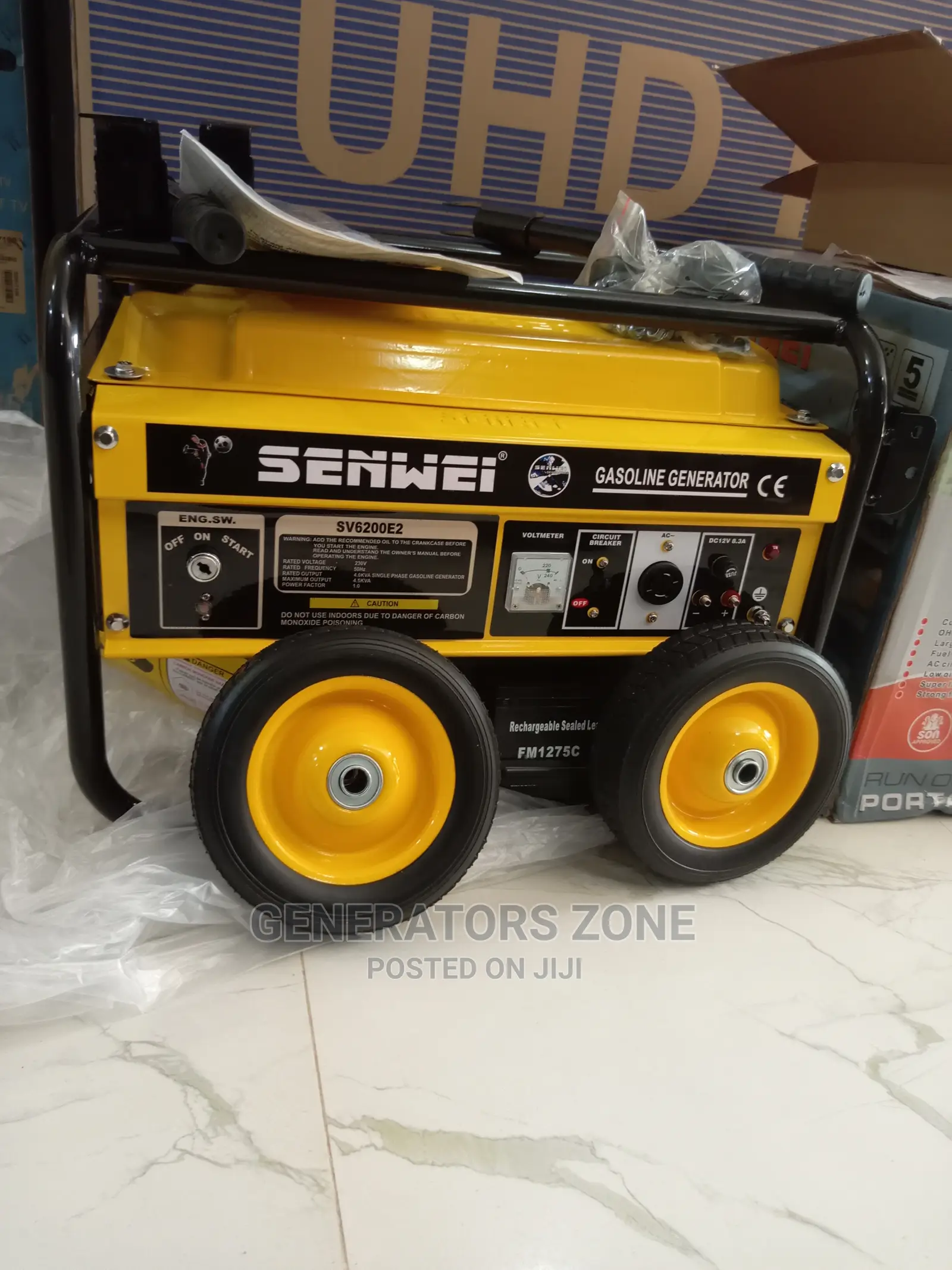 Senwei Petrol Generator 4.5kva-Sv6200e2 ( Automatic)