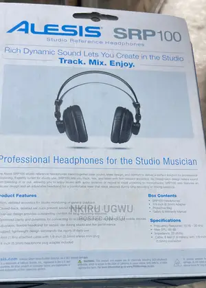 Alesis SRP 100 Studio Reference Headphone.