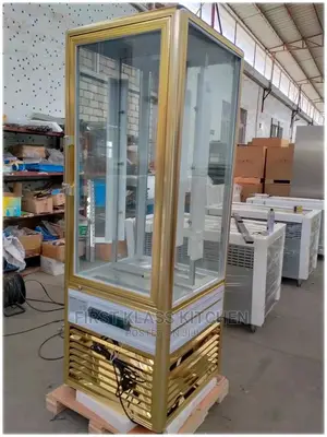 Industrial Rotating Standing Cake Display Chiller