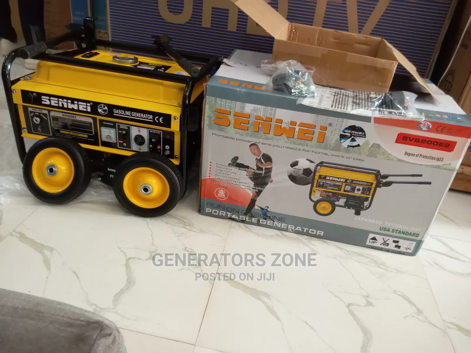 Original Sv6200e2-4.5kva-Automatic Gasoline Senwei Generator