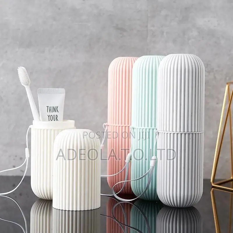 Toothpaste and Toothbrush Holder With Cover