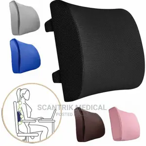Portable Lumbar Waist Back Pillow Office Home Car Seat