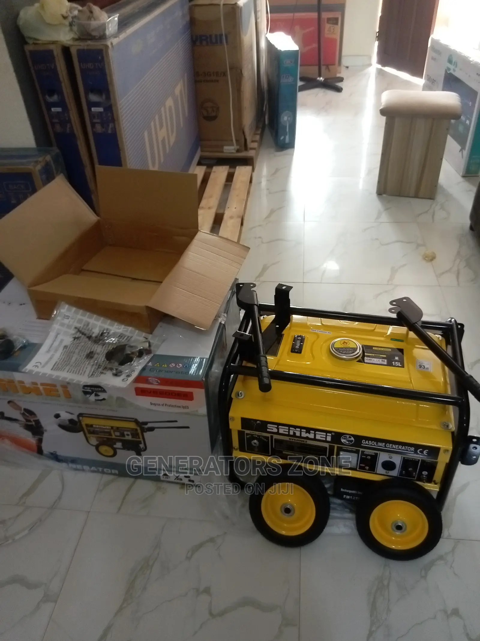 Senwei 4.5kva Key Start Automatic-With Two Tyres-Sv6200e2