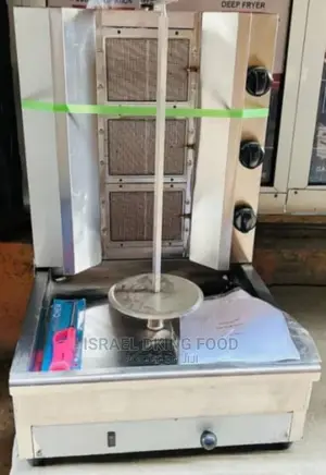 Industrial 3burner Gas Foreign Stainless Shawarma Grill