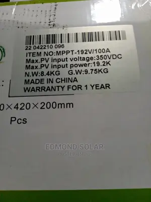 100ha 192V YOHAKO SOLAR Charge Controller