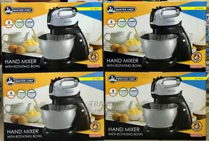 Master Chef Hand Mixer With Rotating Bowl (Cake Mixer)