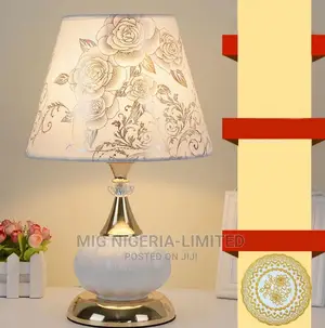 Bedside Table Lamp Gold Design