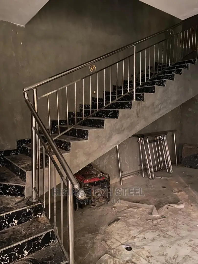 Stainless Handrail Staircase Plane Design