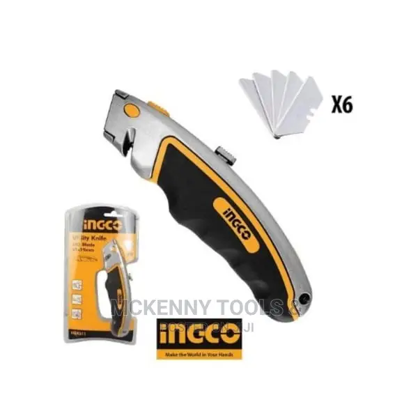 Ingco - Utility Knife With Extra Blade