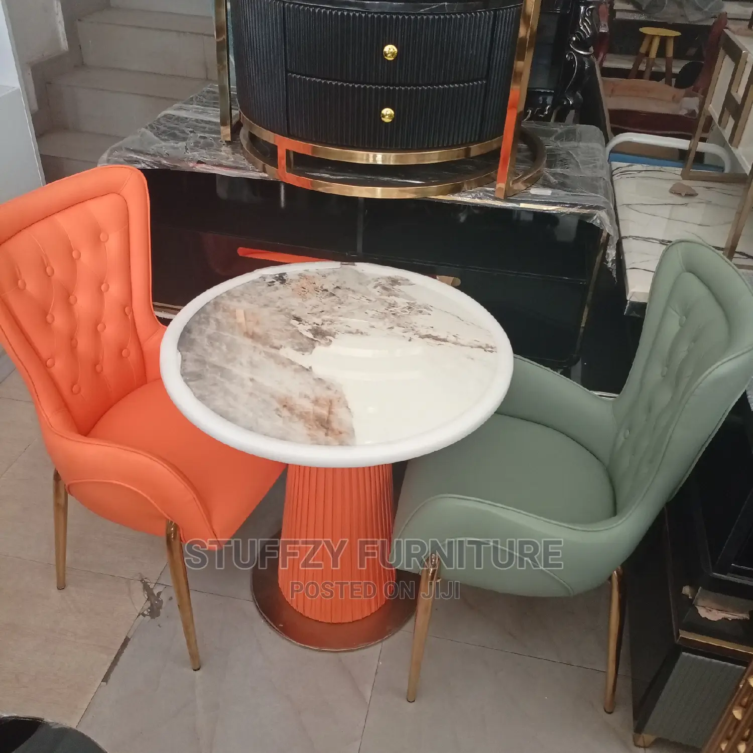 Unique 2 Chairs and Tables