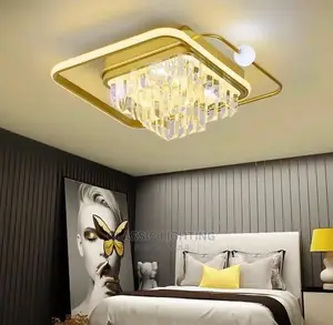 Modern Ceiling Light of the Vintage Crystal Leveled Ceiling