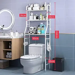 Metal Bathroom Rack Organizer - 3 Layers